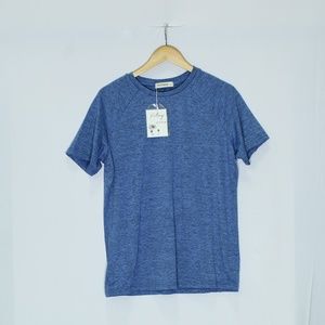 Short Sleeve Quick Dry Work Out T-shirt Blue Black